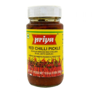 PRIYA RED CHILLI PICKLE WITH GARLIC