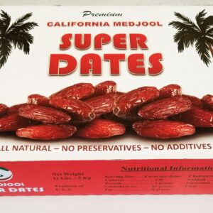 SUPER DATES CALIFORNIA MEDJOOL DATES RED BOX - SKU 71861
