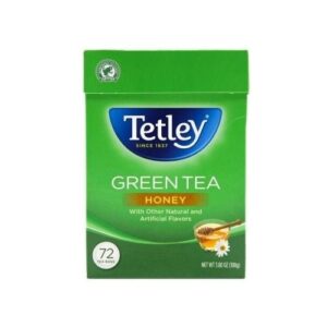 TETLEY GREEN TEA HONEY 72 TB -  SKU 19848